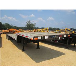 2002 53' T/A STEP DECK FLATBED TRAILER, S/N 1TTES320821069039, SPREAD AXLES, TOOLBOX, 255 70R22.5 TI