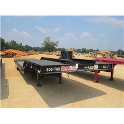 40' TRI-AXLE STEP DECK TRAILER, S/N, 29' FLATBED, 11' STEP DECK, 255/70R22.5 TIRES