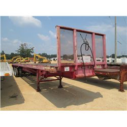1995 WABASH T24 T/A 43' FLATBAD, S/N 1JJFG1272SL300494, HYD LIFT BODY EXPANDABLE TO 63' LONG, SLIDIN
