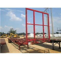 2006 WADE SERVICES T/A WLH 48 FLATBED TRAILER, S/N 1W9FL482X6E285707, 48' DECK, 8' WIDE, RATCHET STR