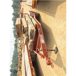 DITCH WITCH T/A TRAILER, S/N 1B1T941, 74"X76', 26" DOVETAIL W/RAMPS, LT245/75R16 TIRES