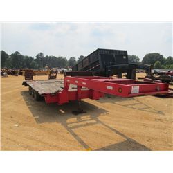 2010 BULLDOG TRI-AXLE FIFTH WHEEL TRAILER, S/N 215534, 8'X18', 4' DOVETAIL, RAMPS, 215/85R16 TIRES