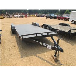 2013 20' BAGGETTS T/A TAG TRAILER, S/N 5WPB1CG27DP001078, GVWR 7,000#, 6'10" WIDE DECK, 4' DOVETAIL 