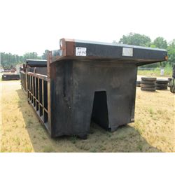 2007 TEBCO 16' STEEL DUMP BODY, 20 YD CAP