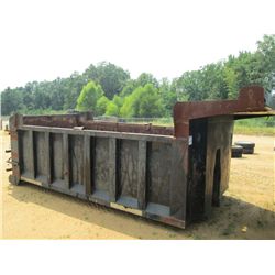 2007 TEBCO 16' STEEL DUMP BODY, 20 YD CAP