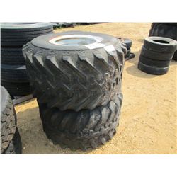 1 LOT (2) 48X25.00-20 TIRES & RIMS