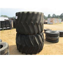 1 LOT (2) 66X43.00-25 TIRES & RIMS