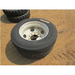 (SET OF 2) 285/75R24.5 TIRES