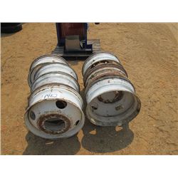 1 LOT (7) 24.5 RIMS