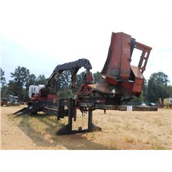 PRENTICE 410D LOG LOADER, S/N 51822, HUDSON DELIMBER, JD DIESEL, ECAB, MTD ON T/A TRAILER