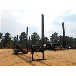 2014 PITTS LT-40L 4-BOLSTER LOG TRAILER, S/N 5JYLT402XEP141199, 40'X102" SPRING SUSPENSION, GRAPPLE 