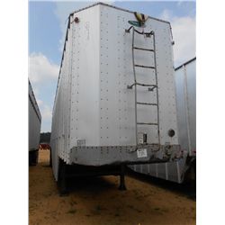 2001 PEERLESS DC42 T/A POSSUM BELLY CHIP TRAILER, S/N 1PLE042211PF52520, 42' OPEN TOP TARP, SWING GA