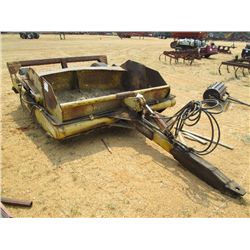 REYNOLDS 5 YARD PULL TYPE SCRAPER, S/N 10741