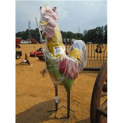 6.5' METAL ROOSTER