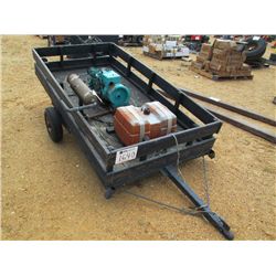 ONAN GENERATOR MTD ON S /A TRAILER, GAS ENGINE