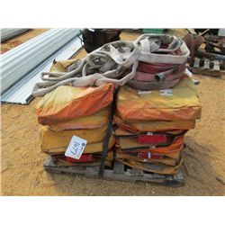 1 LOT FIRE HOSES & WALL MOUNT BRACKET