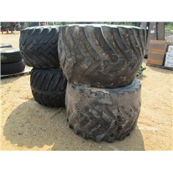 1 LOT (4) 48X31.00-20 TIRES & RIMS