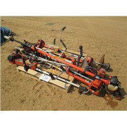 1 LOT (9) GAS WEEDEATER & TREE TRIMMER