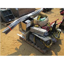 1 LOT MISC LIGHT, FIXTURE, WORKLIGHT, ELEC LINE STABILZER