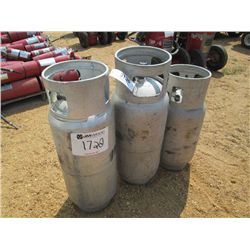 1 LOT (3) PROPANE GAS BOTTLES