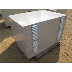 1 LOT (2) PRINT FILE CABINET