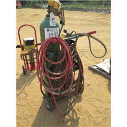 ACETYLENE & OXYGEN TANKS W/HOSES & NOZZLES