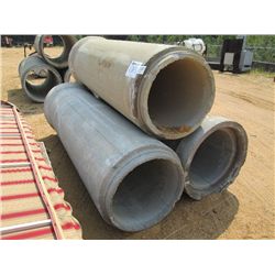 1 LOT (3) 24"X 8' CONCRETE PIPE