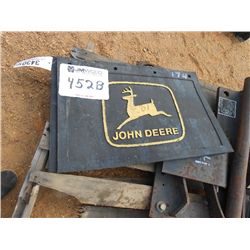 (1) SET OF JOHN DEERE MUD FLAPS