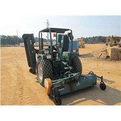 ALAMO AGGK FLAIL MOWER, S/N 01035, DIESEL ENG, 16' CUT PATH, CANOPY, METER READING 775 HRS