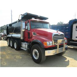 2007 MACK CV713 GRANITE TRI AXLE DUMP, S/N 1MZ2G11C8M064980, MACK AMI335 DIESEL ENG, 8 SPD TRANS, 44