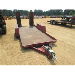 76"X15' T/A TAG TRAILER, S/N 28860