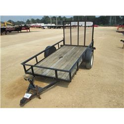 S/A 5' X 10' TAG TRAILER, WITH PIN UP RAMP