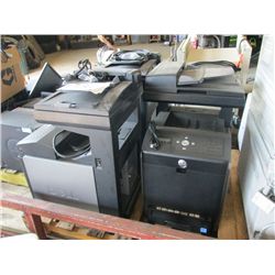 (3) DELL MIP COLOR LASER PRINTERS, 1 FAX COMPATABLE