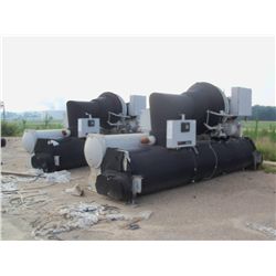 (2) TRANE CHILLERS W/ DRY TRANSFORMERS
