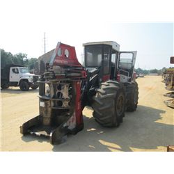 PRENTICE 2470 FELLER BUNCHER, S/N PB19685, PRENTICE SH-50 SAW HEAD, ECAB W/AIR, 28L-26 TIRES, METER 