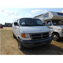 2000 DODGE VAN, S/N 2B7HB11707K141393, GAS ENG, A/T, A/C, P/S