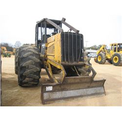JOHN DEERE 648D GRAPPLE SKIDDER, S/N 523559, SINGLE ARCH, WINCH, CANOPY, METER READING 28,134 HRS