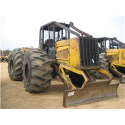 JOHN DEERE 648D GRAPPLE SKIDDER, S/N 769332, SINGLE ARCH JD GRAPPLE, WINCH, CANOPY, 28L-26 TIRES