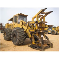 JOHN DEERE 643D FELLER BUNCHER, S/N 814803 (96 YR) 20" SAWHEAD, ECAB W/AIR, 28L-26 TIRES (ONE OWNER)