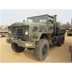 AM GENERAL M923 CARGO TRUCK, S/N C52306827, CUMMINS DIESEL ENG, ALLISON AUTO TRANS, P/S, FLATBED BOD
