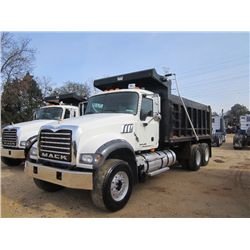 2009 MACK GU713 T/A DUMP, S/N 1MM2AX04C59M005832, 405 HP MACK ENG, 10 SPD MACK T310M TRANS, 44K REAR