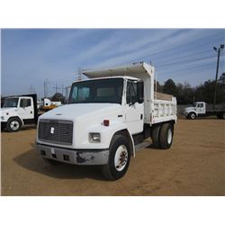 1995 FREIGHTLINER FL70 S/A DUMP, S/N 1FV6HFAA45L875469, DIESEL ENG, 5 SPD TRANS, A/C, P/S, 6YD DUMP 
