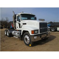 2004 MACK CH613 T/A TRUCK TRACTOR, S/N 1M1AA18Y94N157374, 427 HP MACK DIESEL ENG, 10 SPD TRANS, 38K 