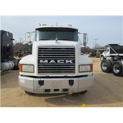 2000 MACK CH613 T/A TRUCK TRACTOR, S/N 1M1AA8Y2YW130517, 460 HP MACK DIESEL ENG, 10 SPD TRANS, 38K R