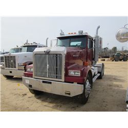 1997 WESTERN STAR T/A TRUCK TRACTOR, S/N 2WKPDCCJ3VK948084, CAT DIESEL ENG, 10 SPD TRANS, 40K REARS,