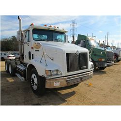 1997 INTERNATIONAL 9200 T/A TRUCK TRACTOR, S/N 2HSFMAHR4VC037146, CUMMINS DSL ENG, 10 SPD TRANS, 40K