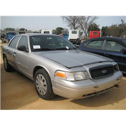 2006 FORD CROWN VICTORIA 4 DOOR SEDAN, S/N 2FAHP71W56X147277, GAS ENG, AUTO TRANS, A/C, P/S,