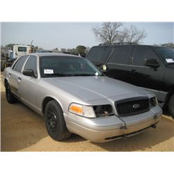 2004 FORD CROWN VICTORIA 4 DOOR SEDAN, S/N 2FAHP71W54X171611, GAS ENG, AUTO TRANS, A/C, P/S