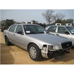 2006 FORD CROWN VICTORIA 4 DOOR SEDAN, S/N 2FAHP71W26X147205, GAS ENG, AUTO TRANS, A/C, P/S