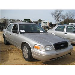 2007 FORD CROWN VICTORIA 4 DOOR SEDAN, S/N 2FAHP71W17X144989, GAS ENG, AUTO TRANS, A/C, P/S